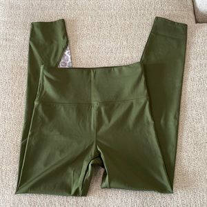 Soulgani Active Green High Rise Leggings